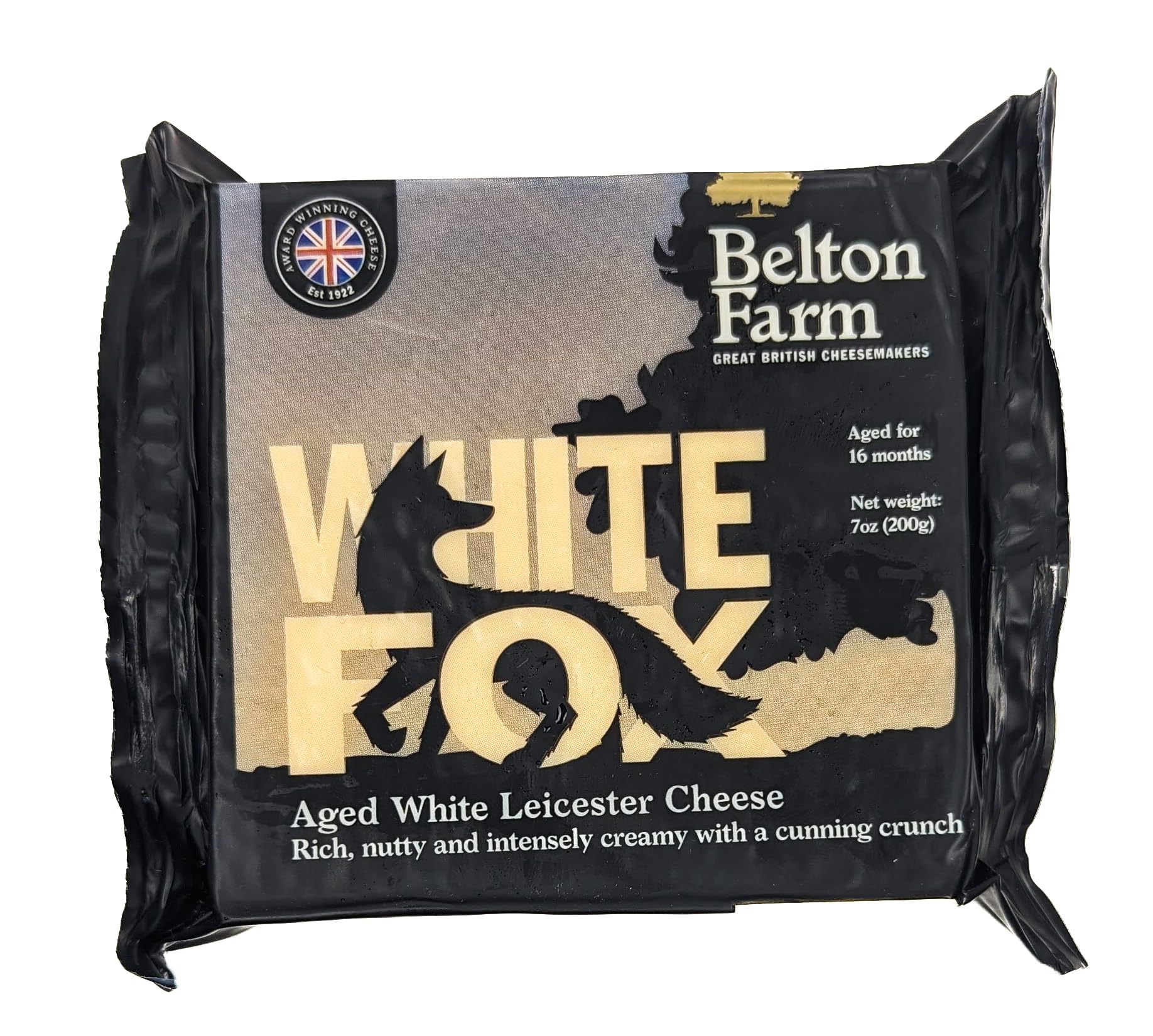 Belton Farm White Fox Leicester Cheese 7 oz (Pack of 4)