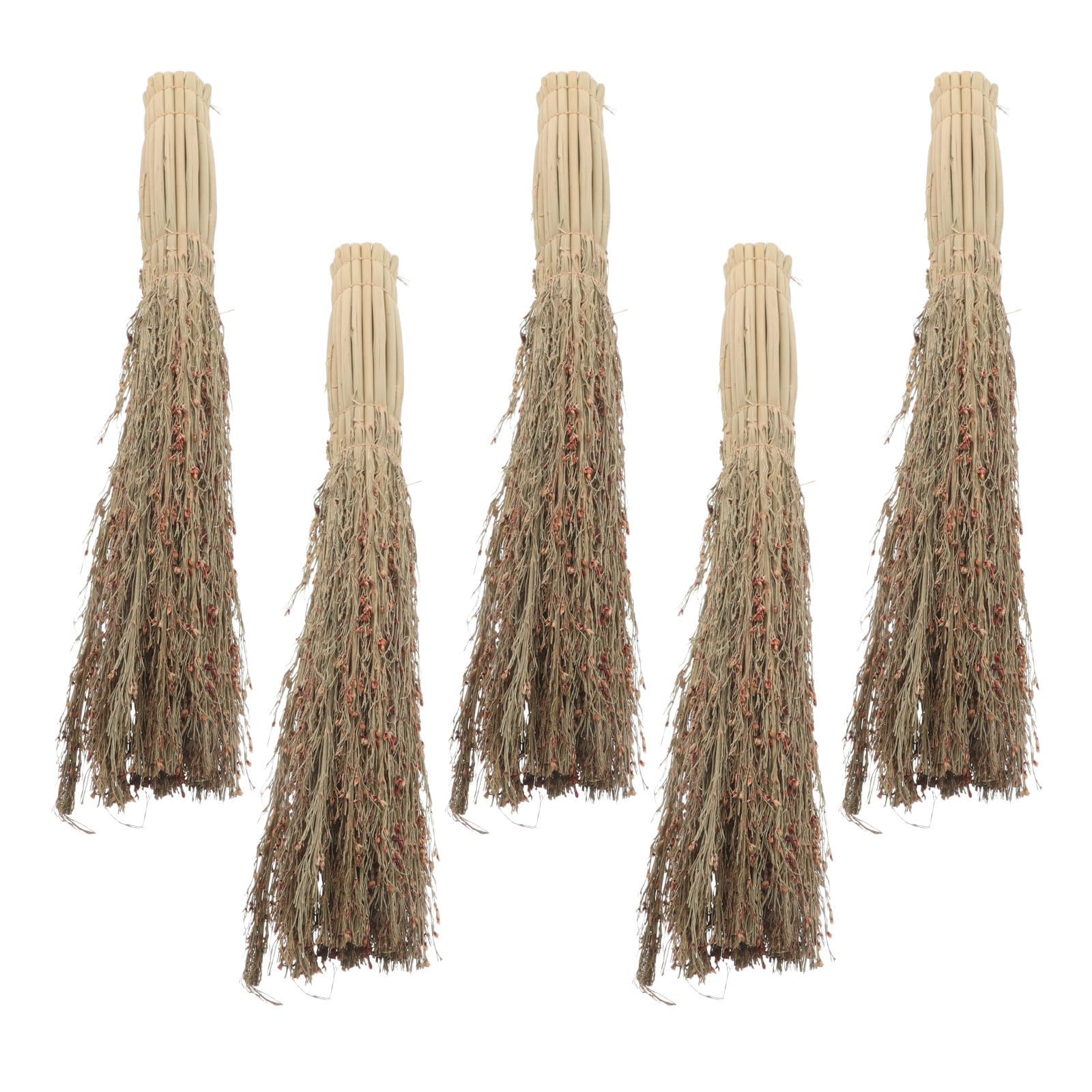 Cepillo de limpieza de fibra suave para cocina y oficina WOONEKY con mango largo de madera