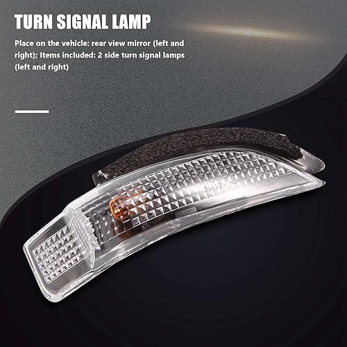 Miniatura 5 de Geuxe Indicador de espejo lateral Lámpara de luz de señal de giro para Prius C 81730-02140