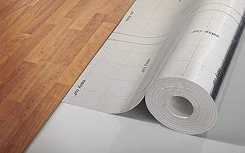 Proline Probase EPS 1.6 Aqua-Stop Underlay 12.5 m² Impact Sound Insulation with Steam Sprerre for Vinyl Parquet and Laminate Floors