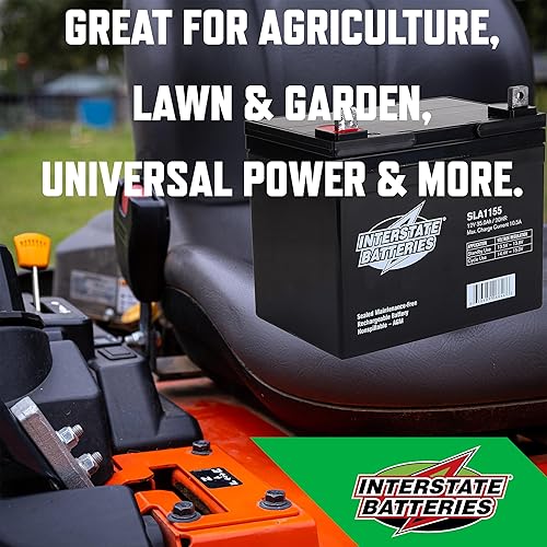 Miniatura 3 de Interstate Batteries Batería de 12 V 35 Ah SLA1155 sellada de plomo ácido recargable SLA AGM terminal de bandera UPS de respaldo iluminación de
