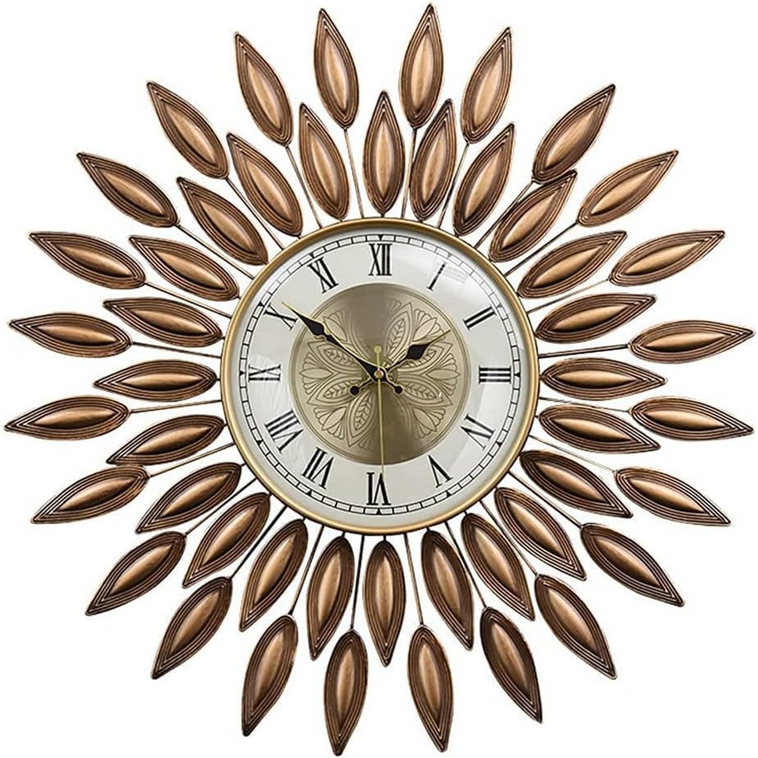 Reloj de pared para decoración de sala de estar, reloj de pared grande, reloj de pared artístico de creatividad a la moda, relojes de pared silenciosos que no hacen tictac, para dormitorio, cocina y á