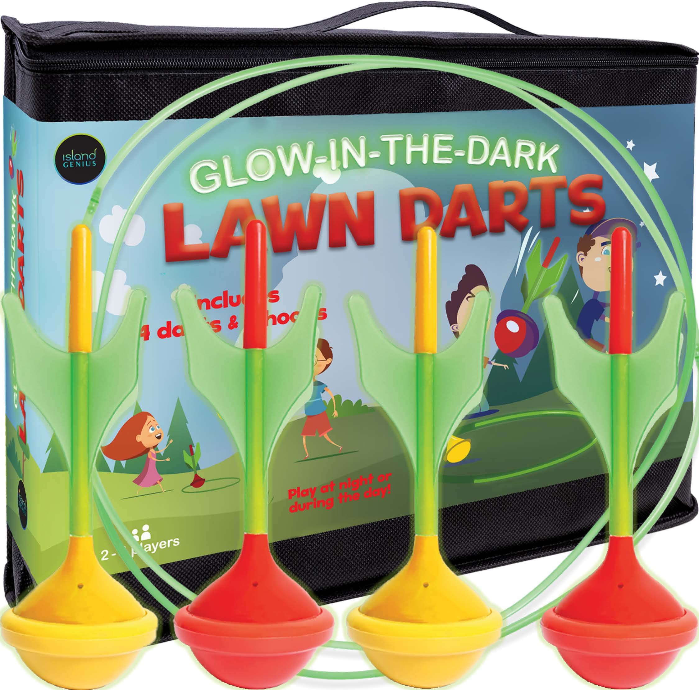Island Genius Glow in The Dark Lawn Darts