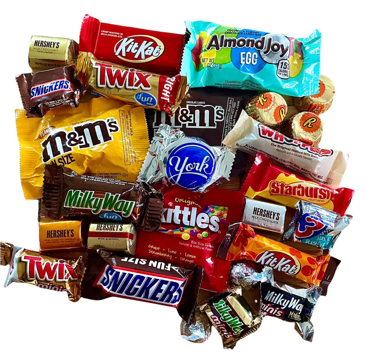 ULTIMATE Assorted CHOCOLATE Candy Mix! (4 Lbs.) Fun Mega Variety! Individually Wrapped Minis, Bulk, FRESH & DELICIOUS Fun Size Assortment, Perfect Treat Mix for Gifts, Parties, Parades & Piñatas!. : Grocery & Gourmet Food