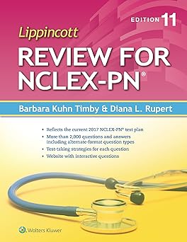 Lippincott Review For Nclex Pn 11Ed (Pb 2018)