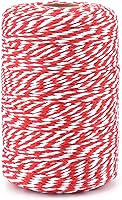 Vista 19 de Cuerda de algodón de 328 ft, cuerda de Navidad, cuerda resistente para manualidades y envolver regalos.