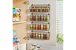 X-cosrack Wall Mount Spice Rack Organizer