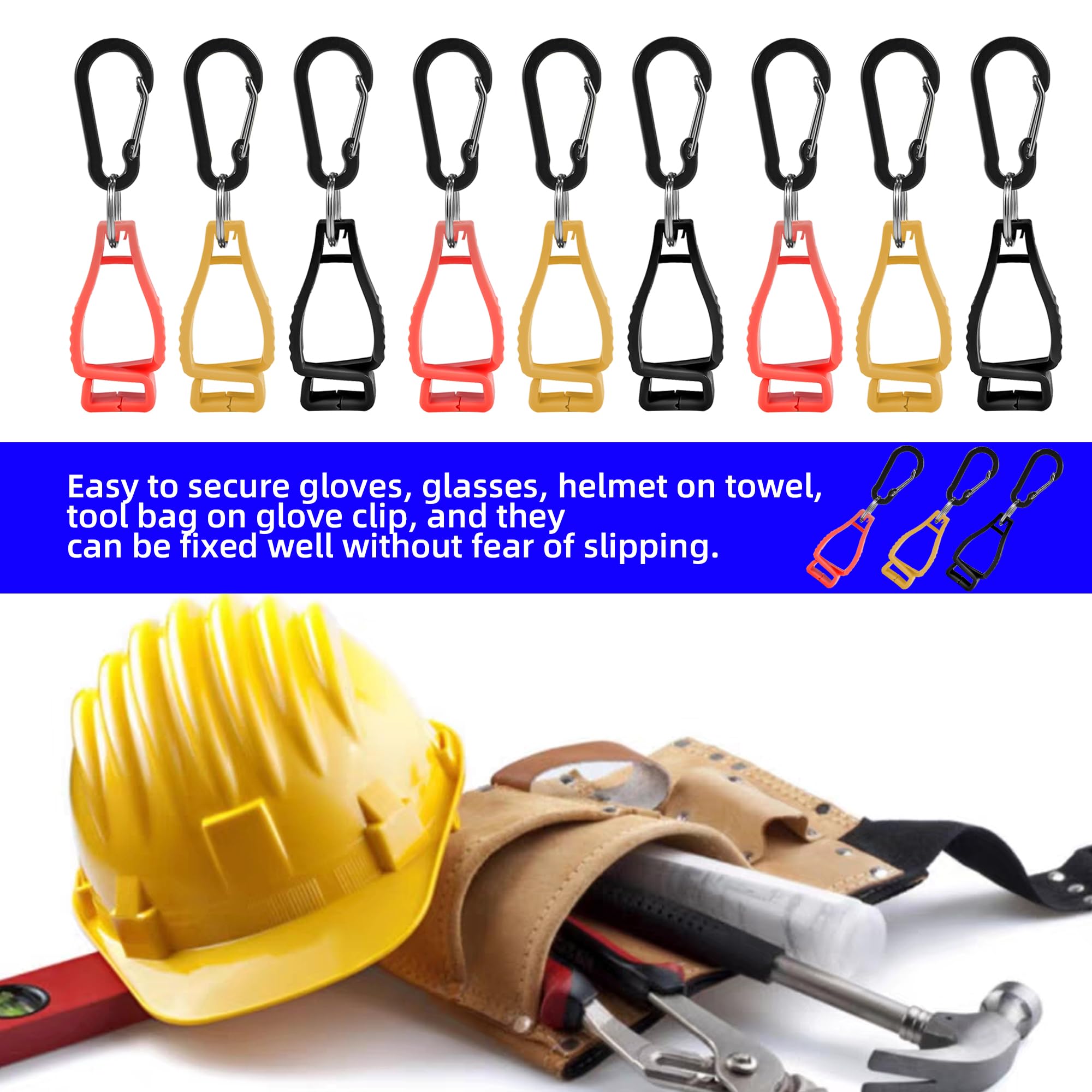30 Stück Arbeitshandschuhe Clip für Arbeitshandschuhe Clip für Arbeitshandschuhe Clip Arbeitssicherheitsclip Handschuhclip für Arbeiter