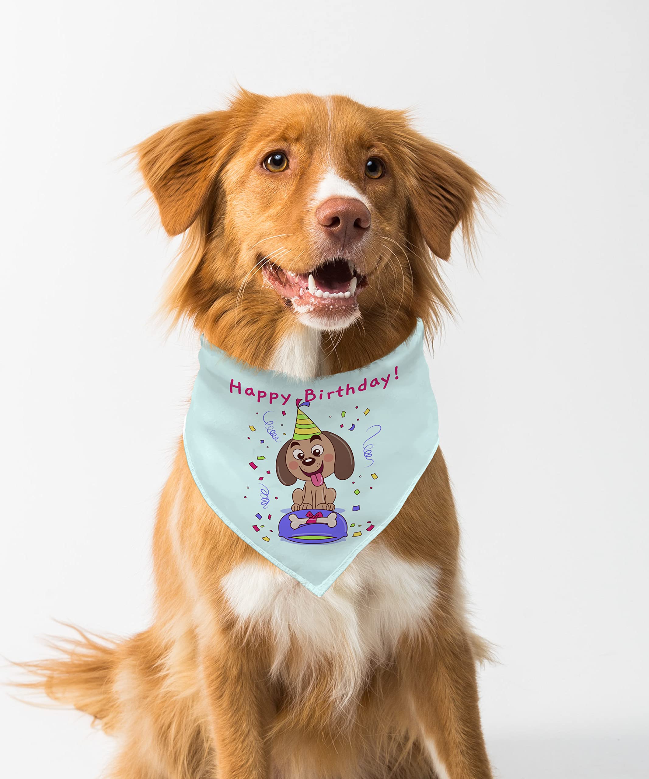 Farnup Adjustable & Comfortable Dog Bandana,Happy Birthday, Graphic Printed Bandana for Dogs | Dog Scarf, Accessory | Gifts for Dogs-S/M (B0BVHCMGMX) Amazon Price History, Amazon Price Tracker