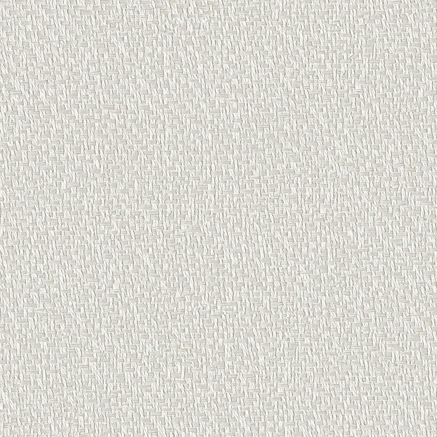Papier peint intissé blanc et argent pour illuminer un salon contemporain