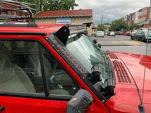 Soportes de montaje de pilar de parabrisas barra de luz LED se adapta a Jeep Cherokee XJ Comanche MJ