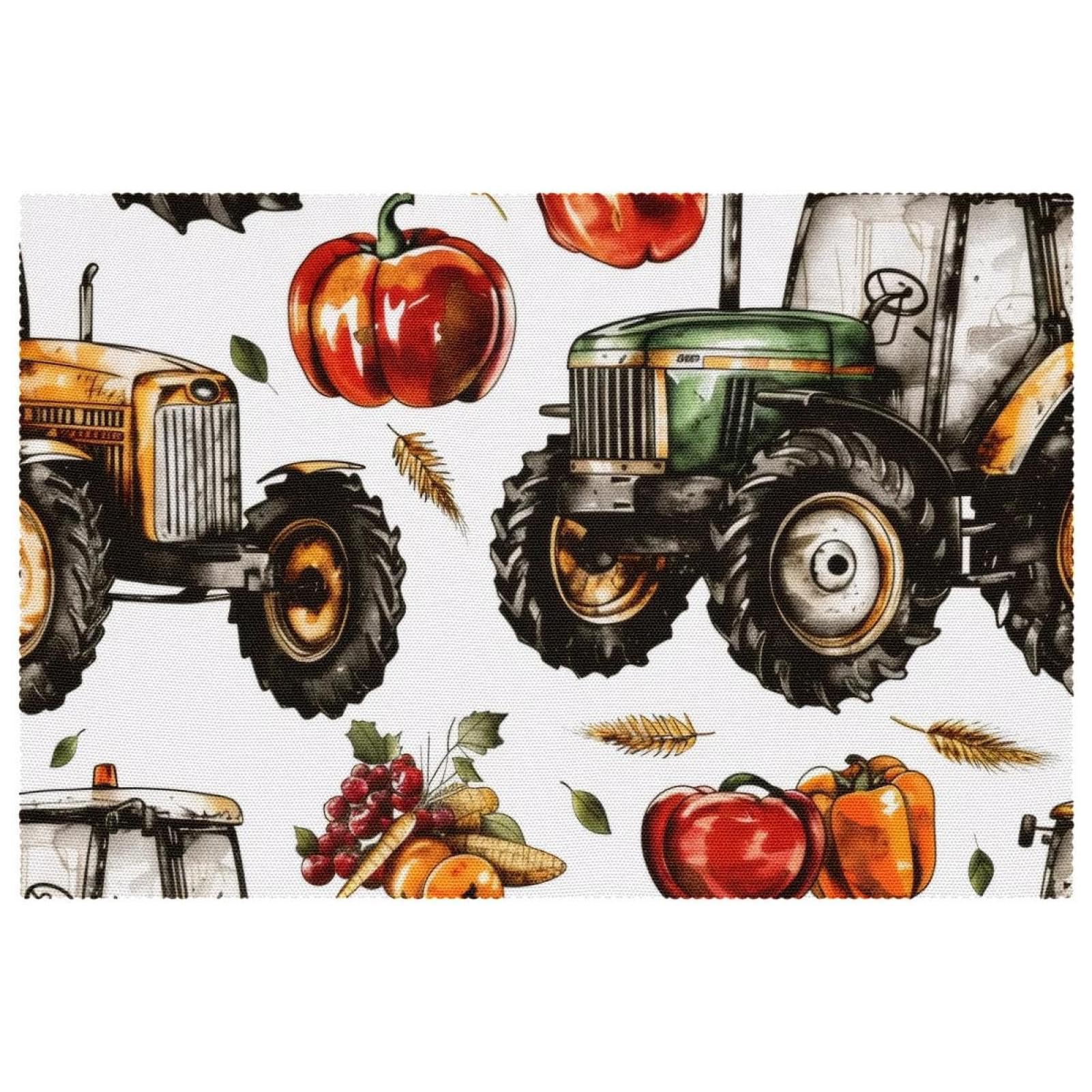 Sets de table Harvest Farm antidérapants lot de 6 pièces 30x45 cm