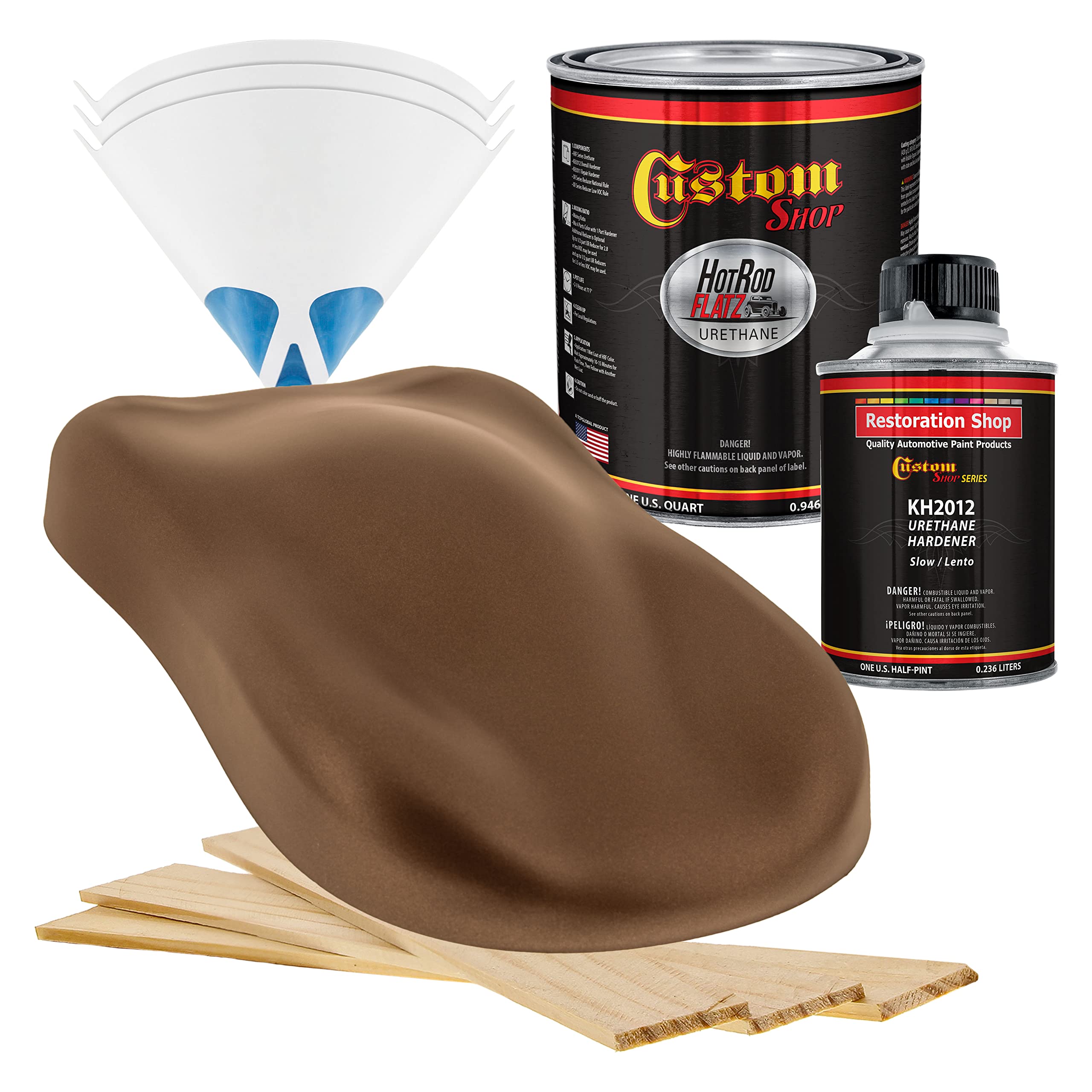 Amazon.com: Custom Shop - Saddle Brown Firemist - Hot Rod Flatz