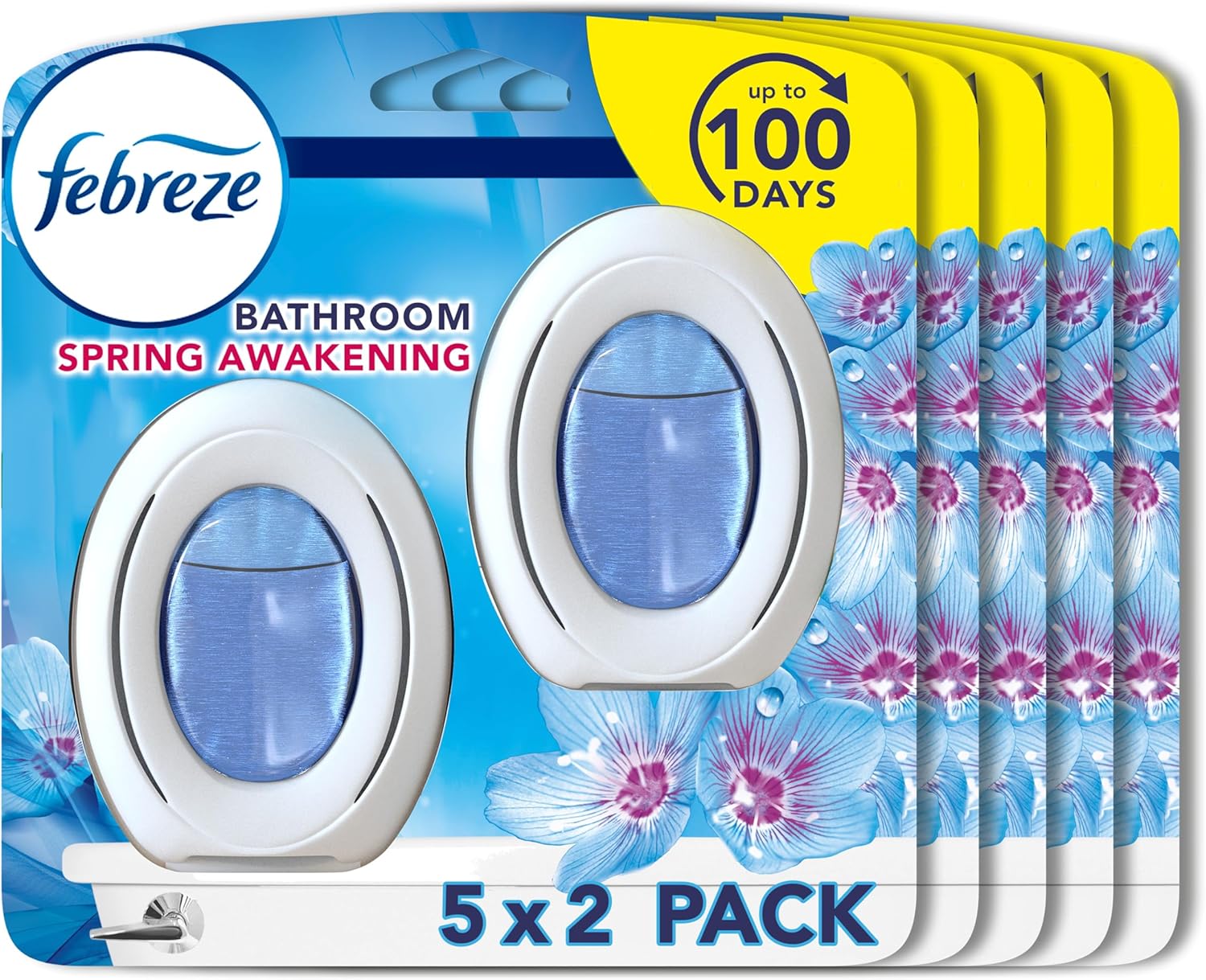 Febreze Bathroom Air Freshener, 10 Units, Odour Eliminator & Prevention ...