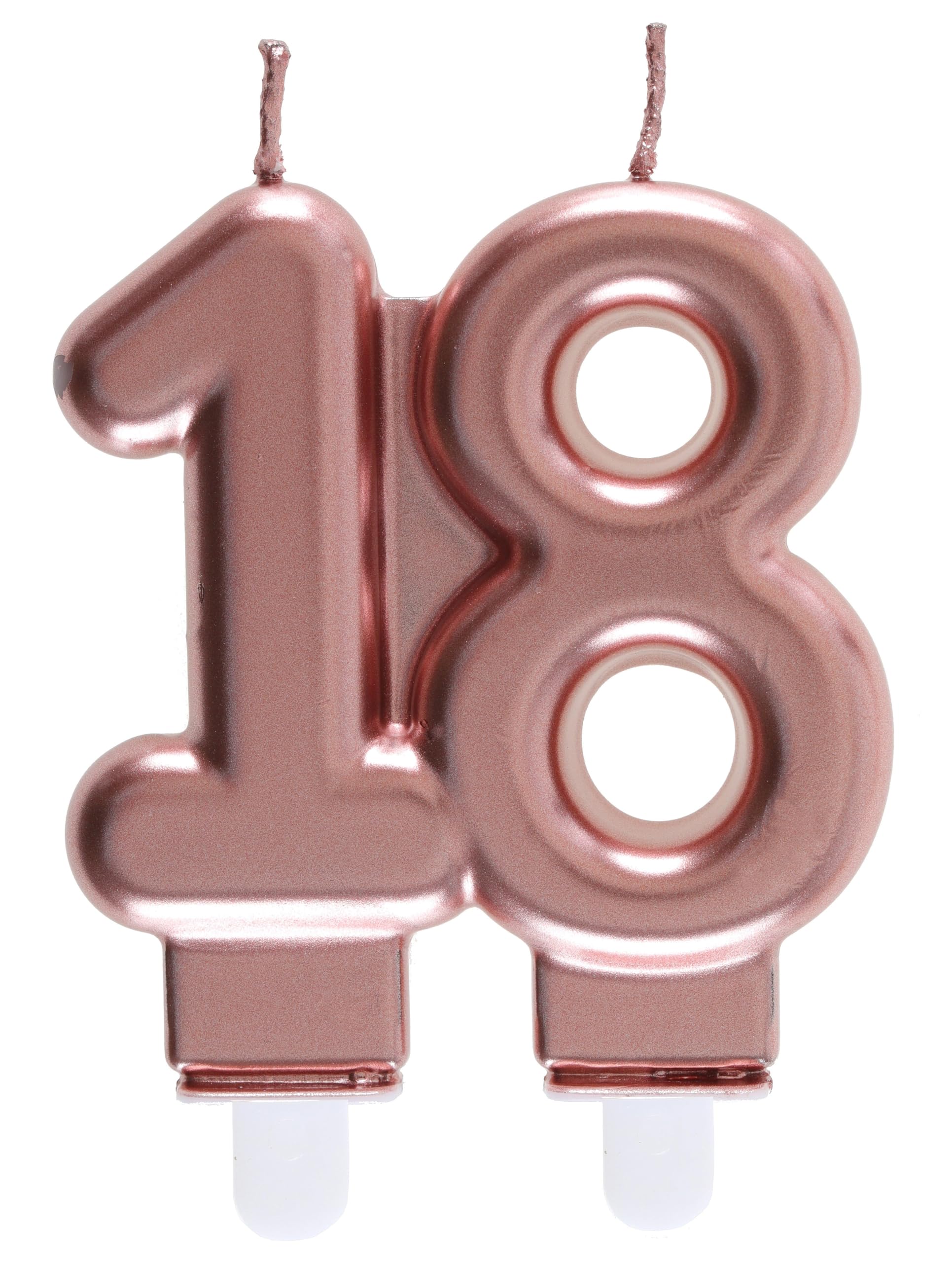 Santex mariage Candle Ages 18 Years, Rose Gold, 7.5 cm