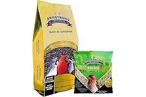 Armstrong Hopper Two 30 Black Oil Sunflower Bird Seed and Royal Jubilee...