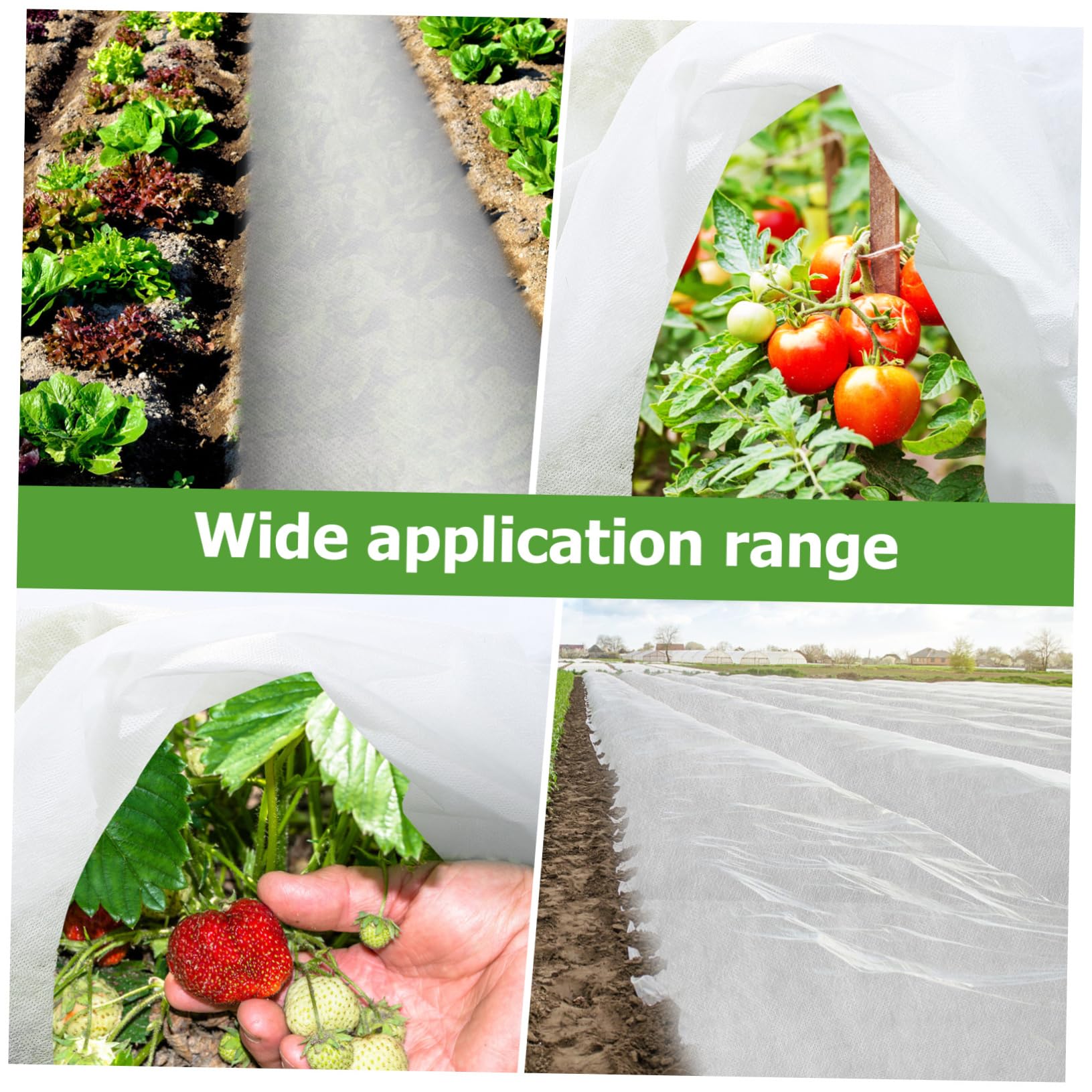 HEMOTON Voile D’hivernage en Non-tissé Blanc pour 2 Pièces Plantes