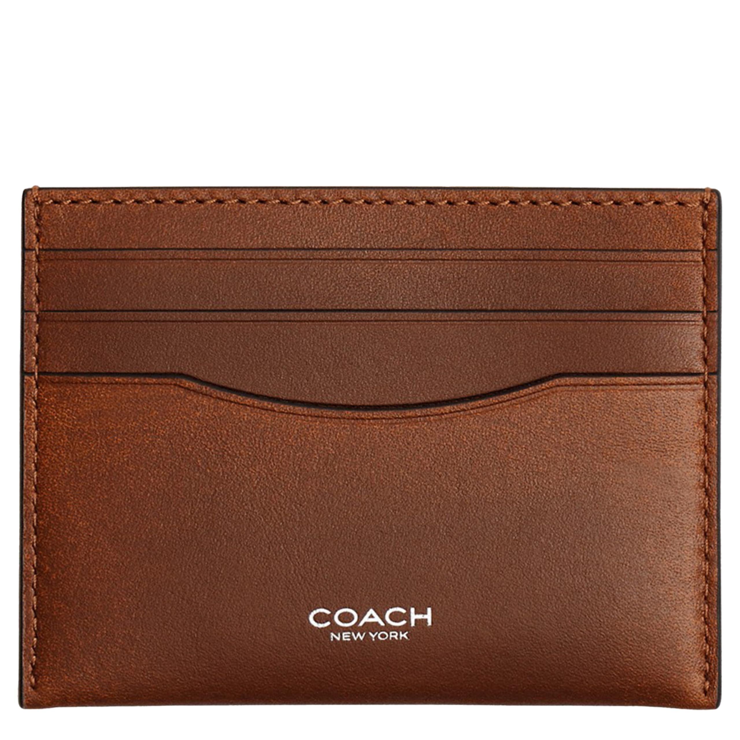 Photo 1 of Coach Flat Card Case in Loved Leather