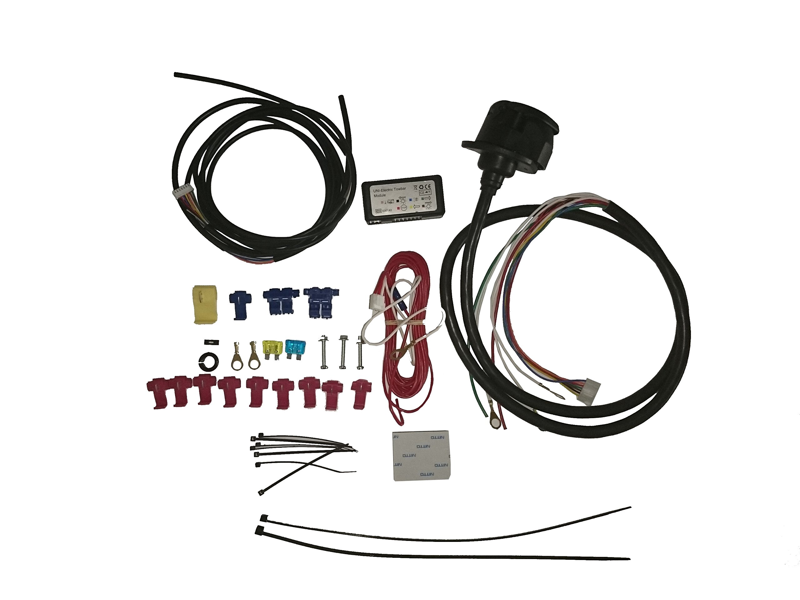 UmbraRimorchi Kit de cableado de remolque universal de 7 pines sin opción PDC 955.402