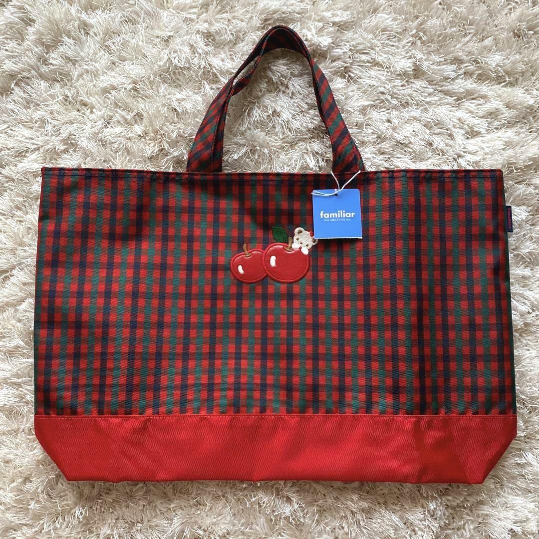 タグ付 familiar 旧神戸元町本店限定 50周年 限定 デニムバッグ 