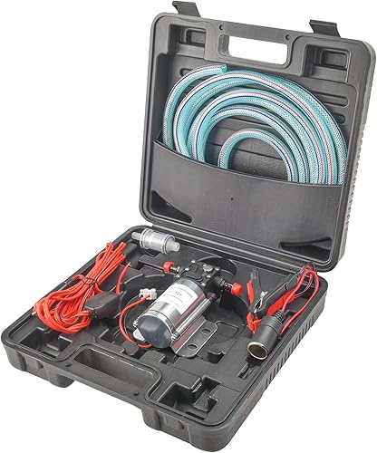 Miniatura 7 de Kits de bomba de transferencia de combustible, bombas eléctricas de transferencia de combustible de 12 voltios, bombas autocebantes de alta