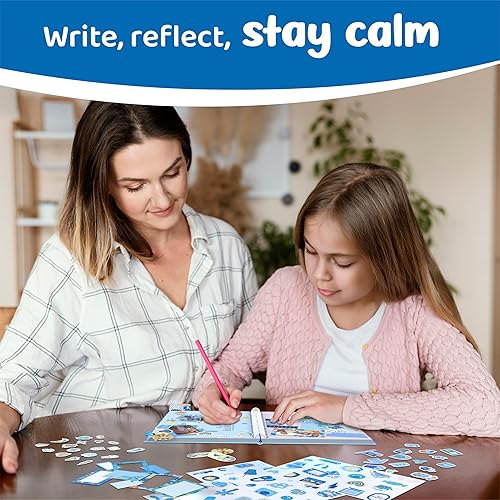 Miniatura 5 de jackinthebox Kit de diario calmante para niñas de 8 a 12 años, 242 piezas, juego de diario de recortes para adolescentes y adolescentes, 10