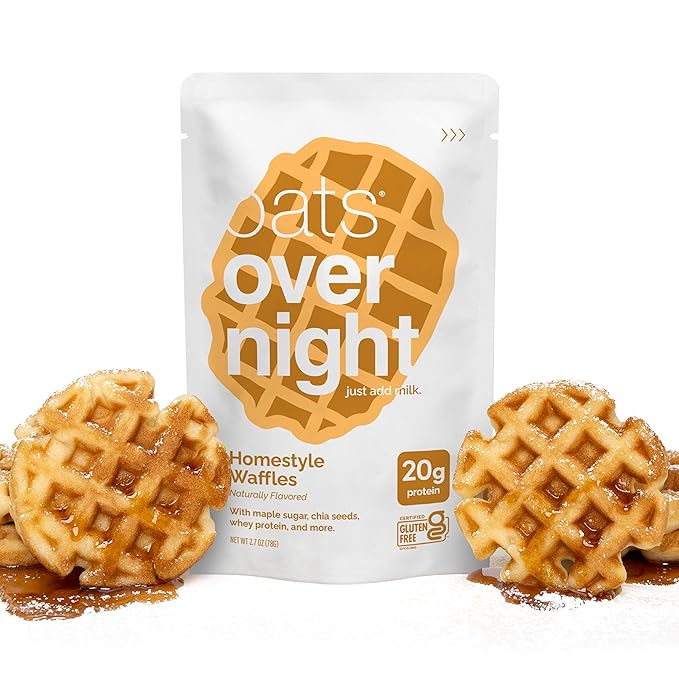 Oats Overnight Avena Homestyle Waffles con Proteína - 8 Pack miniatura 7