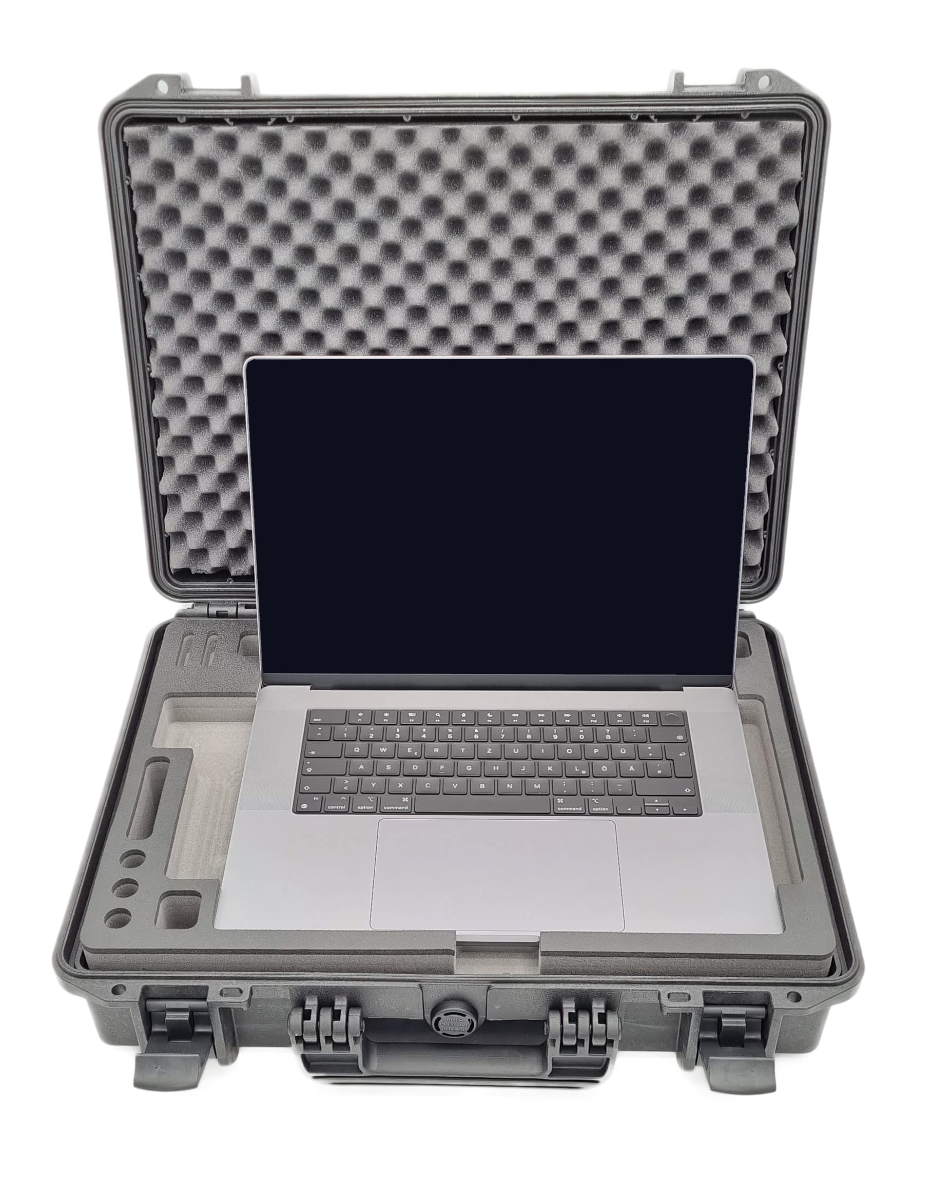 Walindamedia Mallette de Transport Professionnelle pour Apple MacBook Pro 13-16" Fabriqué en Allemagne