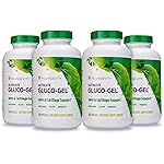 Youngevity Ultimate Gluco-Gel -for Joints, Tendons, Bones & Cartilage | Contains Glucosamine, Gelatin & Manganese | 240 Capsules | 4 Bottle