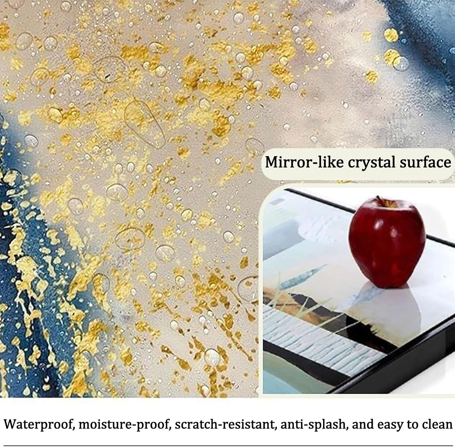 Electric Meter Box Decorative Painting Decorative Wall Mounted Electrical Panel Cover, Hidden Circuit Breaker Panel Crystal Film Decoratives Painting(Color2-L,35x45cm/13.8x17.7in)