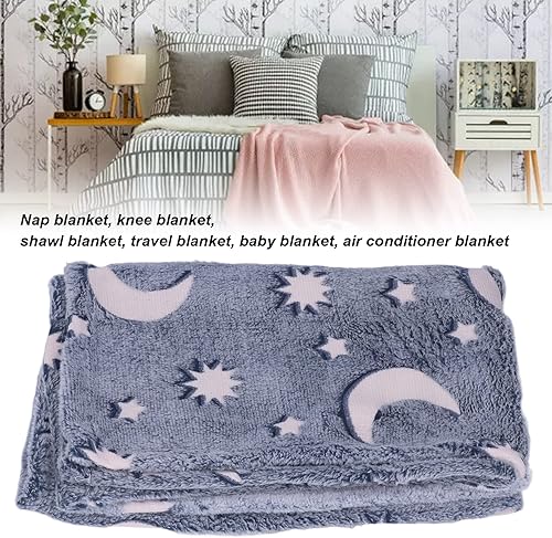 Miniatura 2 de TOPINCN Manta de poliéster brillante para temporada, manta luminosa de doble cara, sofá de verano para niños, manta fluorescente con poliéster