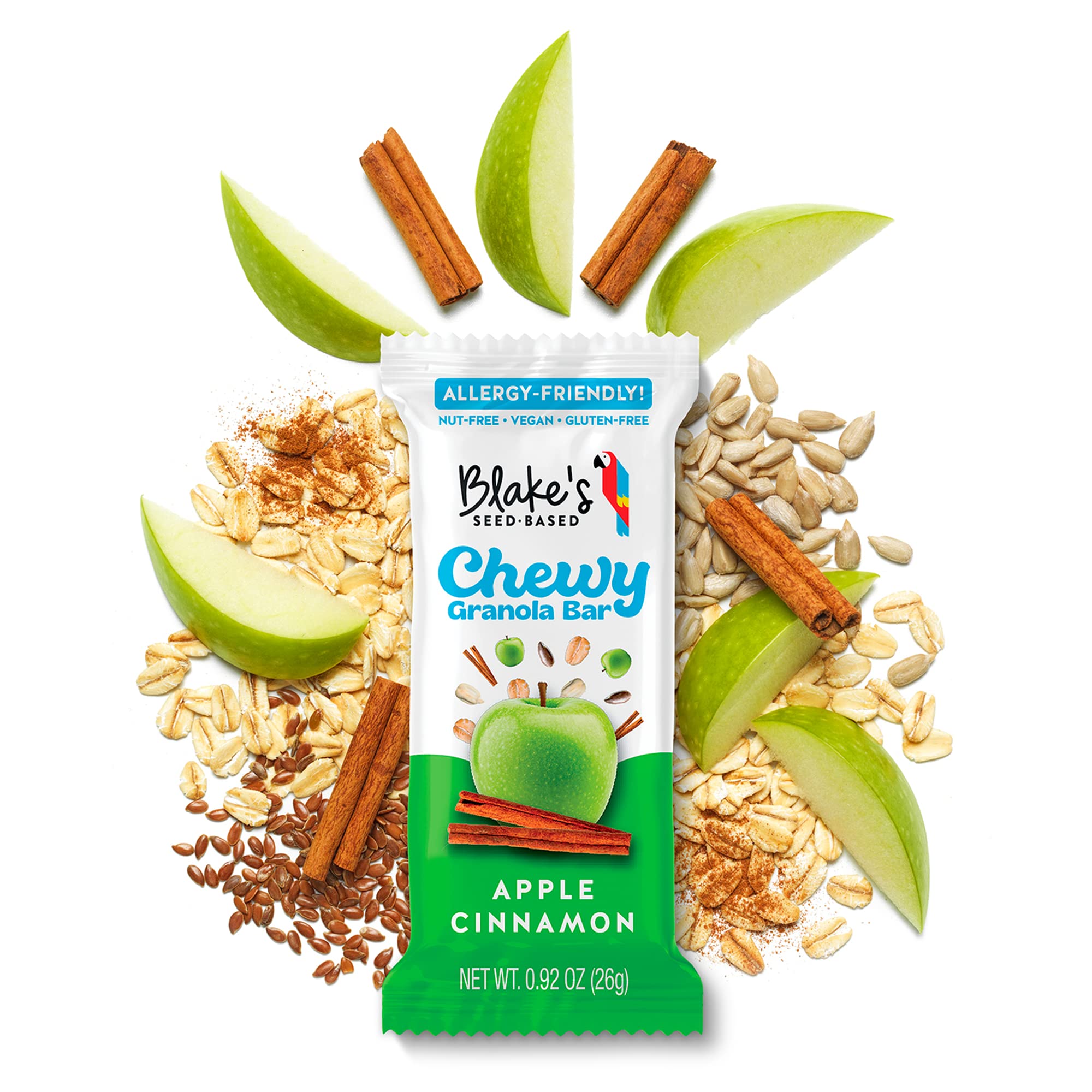 Blake’s Seed Based Chewy Granola Bars — Apple Cinnamon (5 Count), Vegan, Gluten Free, Nut Free & Dairy Free, Healthy Snacks for Kids or Adults, School Safe, Low Calorie Soy Free Snack thumbnail 7