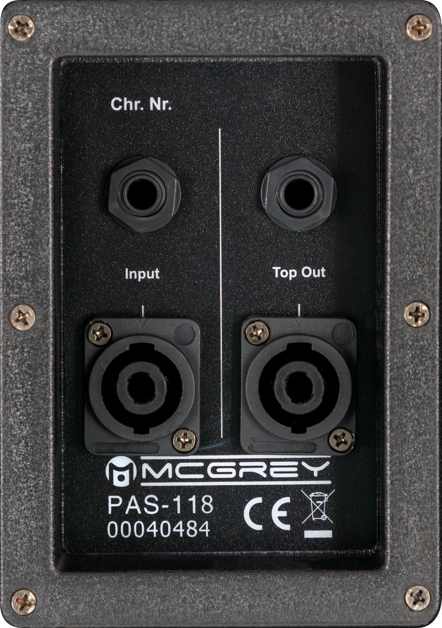 McGrey PAS-118 18" passiver Subwoofer (DJ, PA, Bass Box, 450/900/1800 Watt (RMS/Musikleistung/Peak), Bassreflex-Kanäle, 18" Woofer, SPK-Anschlüsse) schwarz