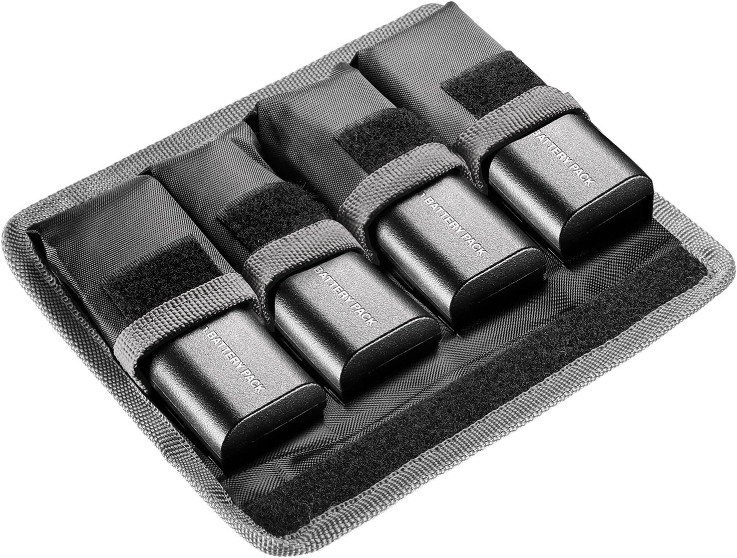 Neewer DSLR Battery Bag/Holder/Case for AA Battery and lp-e6/ lp-e8/ lp-e10/ lp-e12/ en-el14/ en-el15/ fw50/ f550 and More, Suitable for Battery of Nikon D800, Canon 5DMKIII, Sony A77