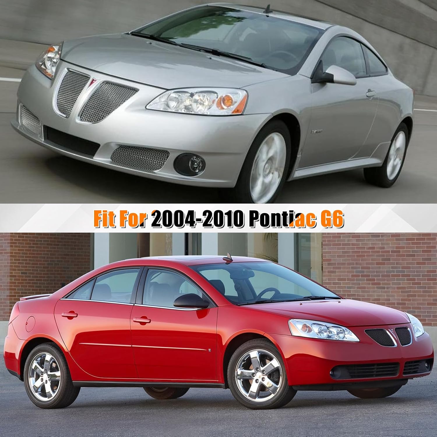 Car Cover Compatible with 2004-2010 Pontiac G6, Custom Fit 300D Oxford with Cotton All Weather Full Car Cover