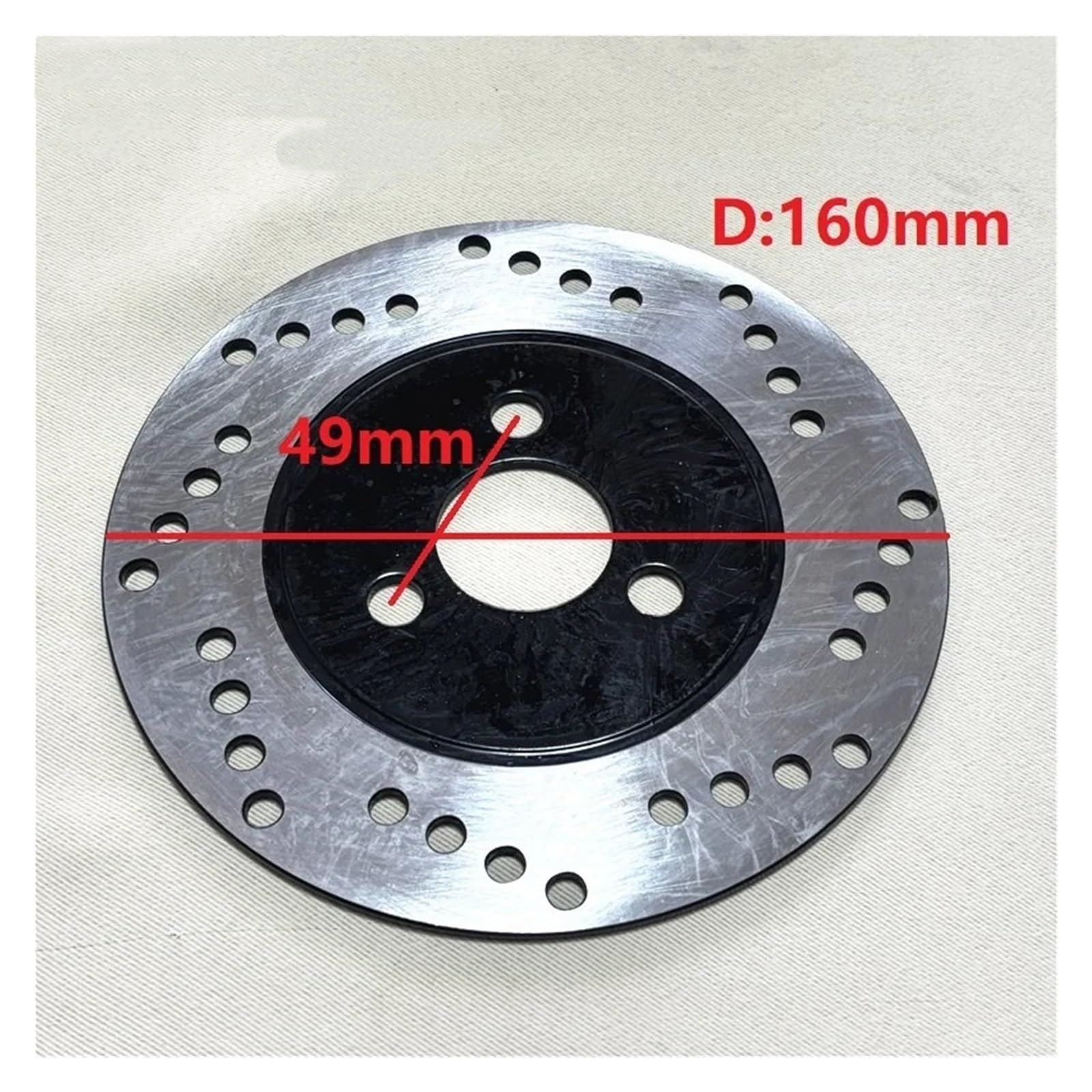 Disco freno flottante 160mm 180mm Per AN125 HS125T HJ125T HJ100T AG100 BWS100 DIO50 JOG50 3KJ Per 50cc 100cc 125cc Pompa Freno Anteriore Disco Rotore(Color C)