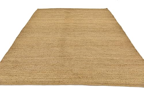 Miniatura 8 de Unique Loom Chunky Yute Collection - Alfombra de área - Amanda (8 x 10 pies, rectangular, natural)