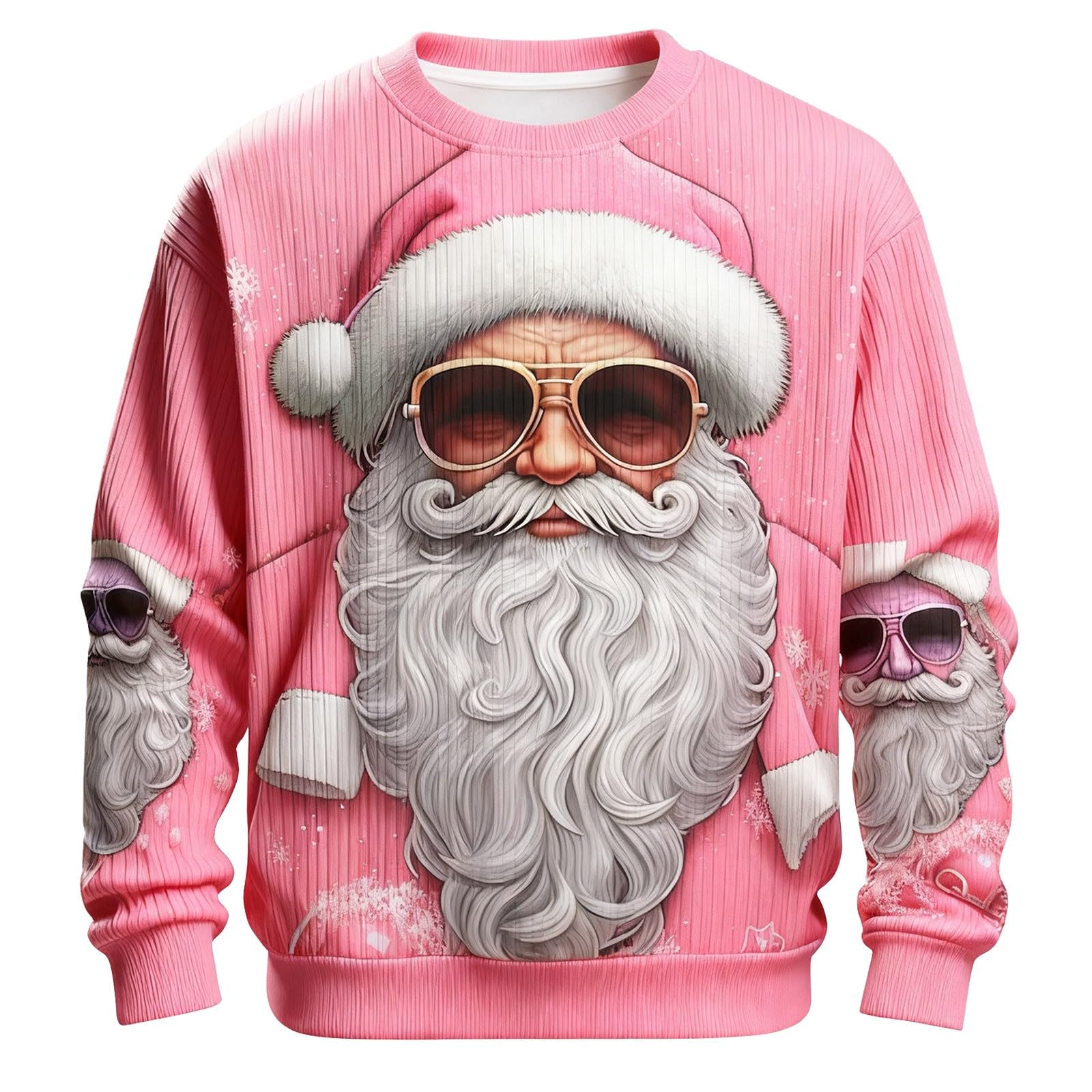 Sudadera de Papá Noel sin KnitPattern jersey navideño XXXXXL 4