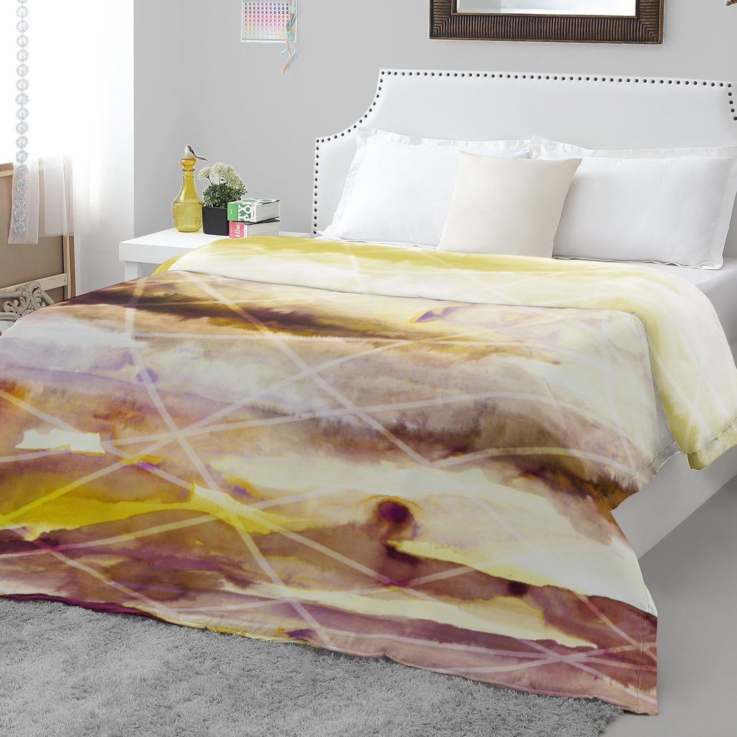 Spaces Bohochic Cotton Comforter - Super King Size, Beige