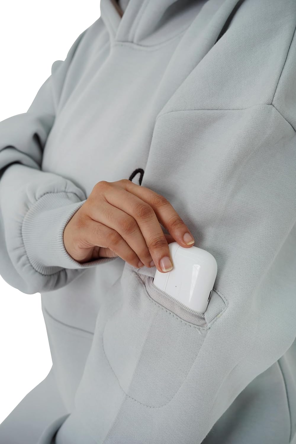 Heavyweight Oversized Fleece Hoodie Unisex Premium Comfort Pullover Mesh Pocket