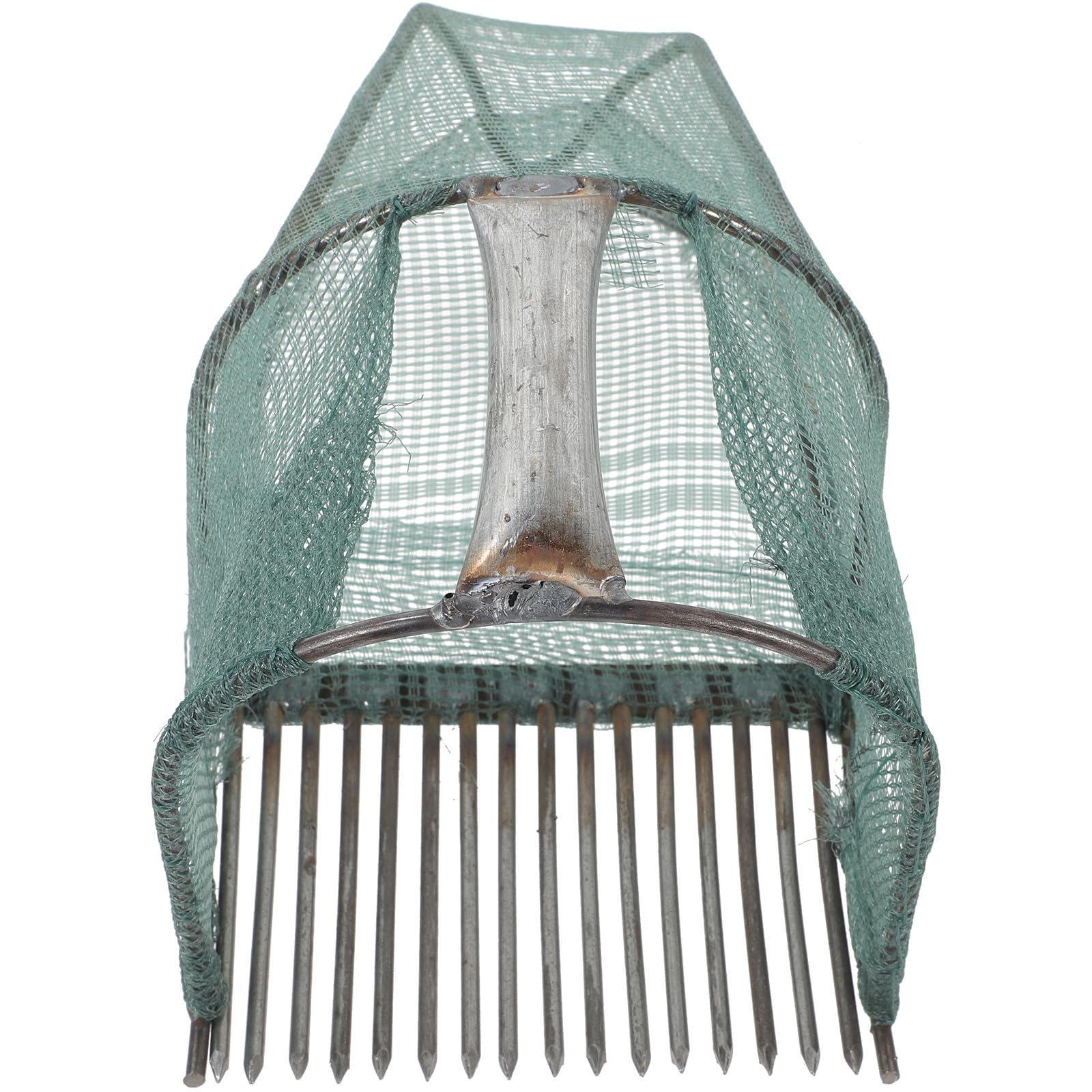 Recolector de Frutas con Mango, 16 Dientes de Acero Inoxidable