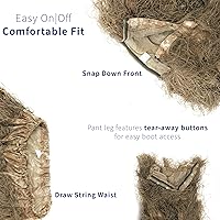 Vista 4 de VIVO Ghillie ropa de caza de camuflaje para el bosque- Traje (4 piezas)