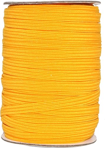 Vista 208 de Mandala Crafts - Rollo de cordón elástico plano para costura y manualidades Beige