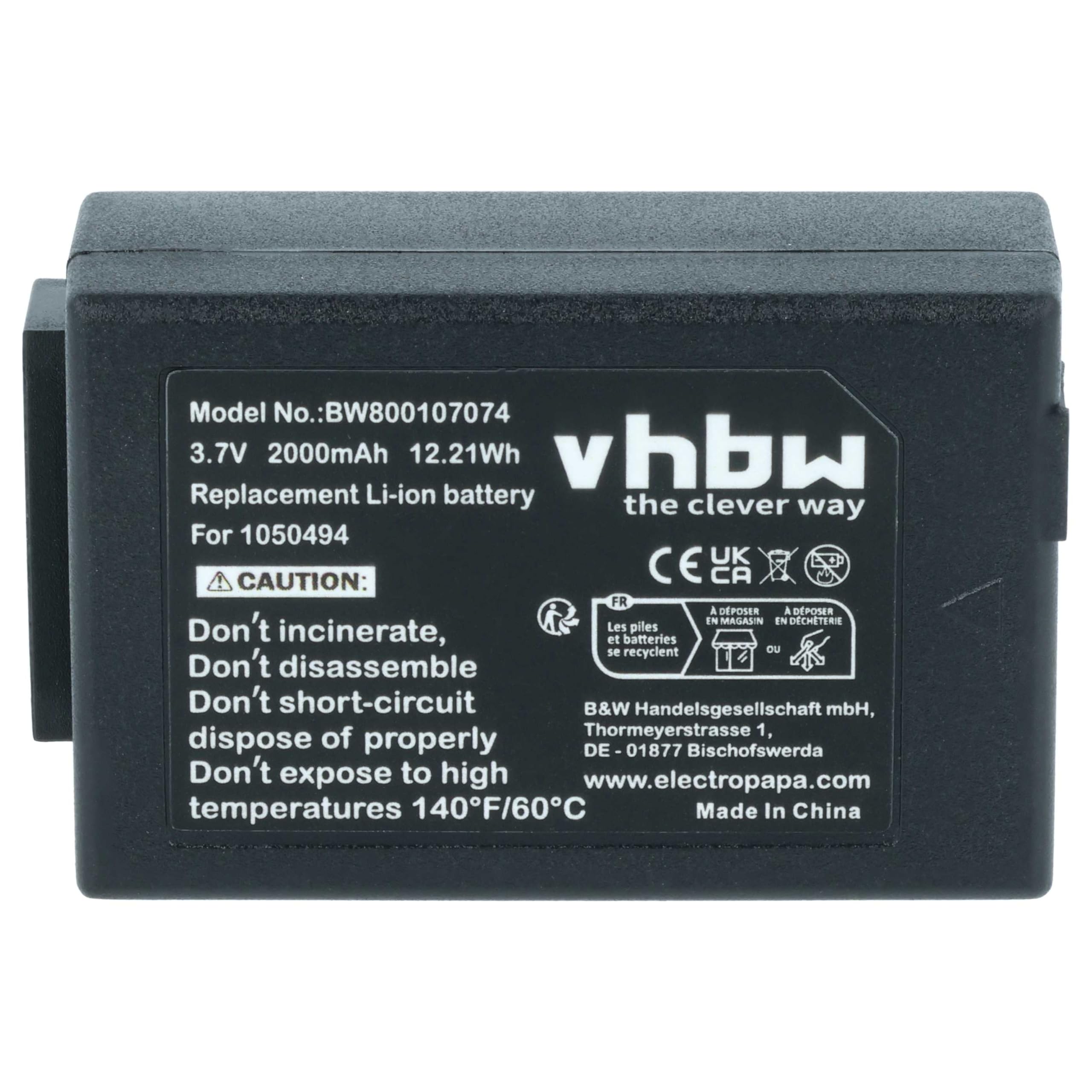 Akku Li-Ion Kompatibel Mit Psion 7525 7527 / WorkAbout Pro G1 G2 G3 Ersetzt 1050494 002 5445 5854