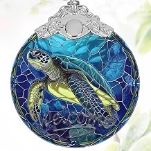 3" Stained Glass Sea Turtle Ornament, Christmas Ornament, Christmas Ornaments for Tree, Heirloom Keepsake, Gift Exchange, Gift Idea, Bauble Present