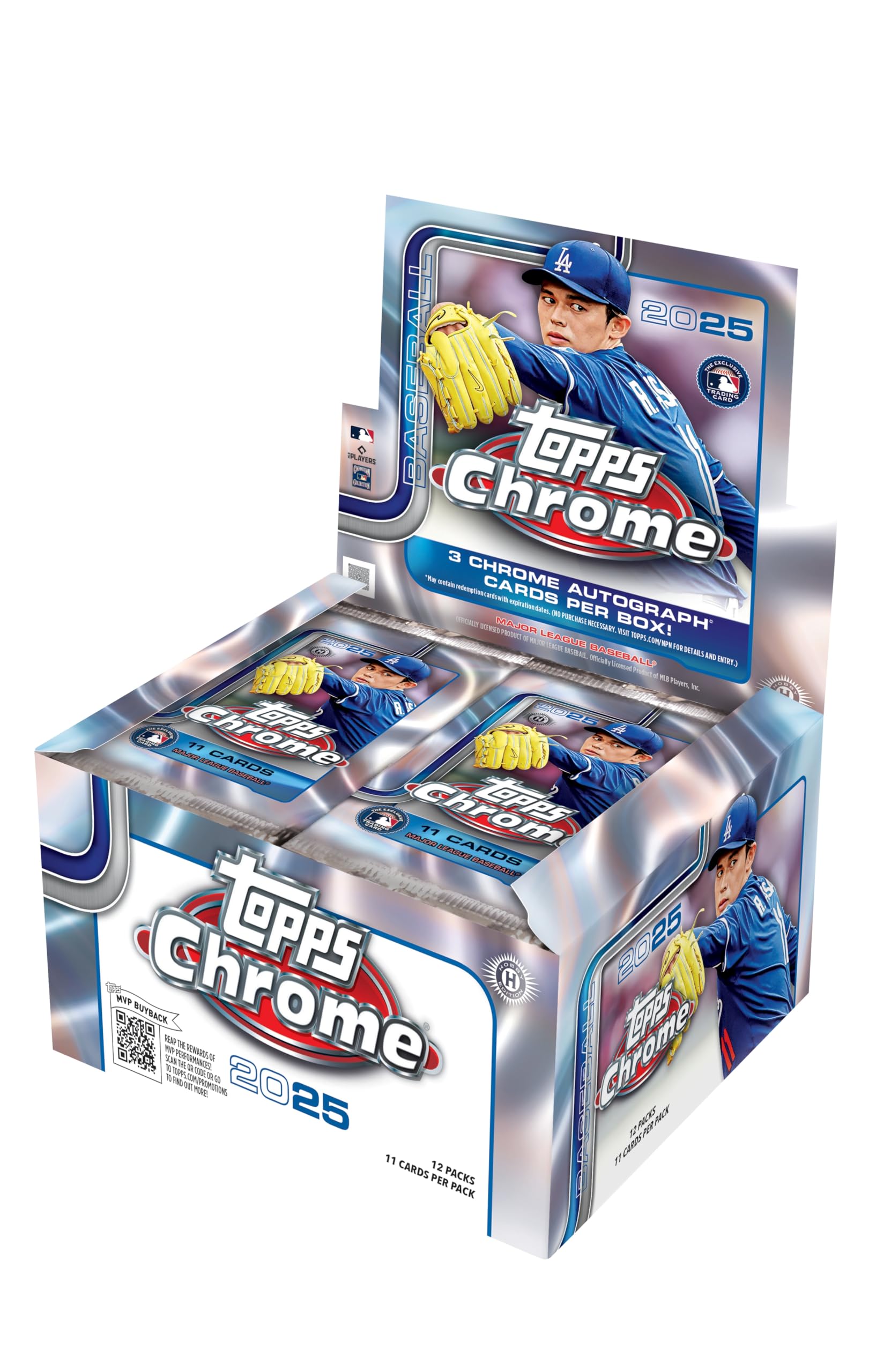 Amazon.co.jp: 2025 Topps Chrome Baseball JUMBO クローム ベース