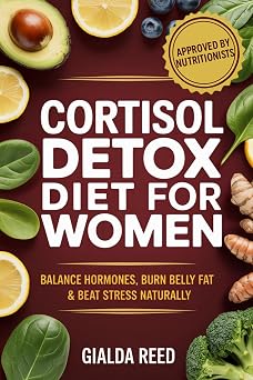 Cortisol Detox Diet for Women Balance Hormones, Burn Belly Fat & Beat Stress Naturally