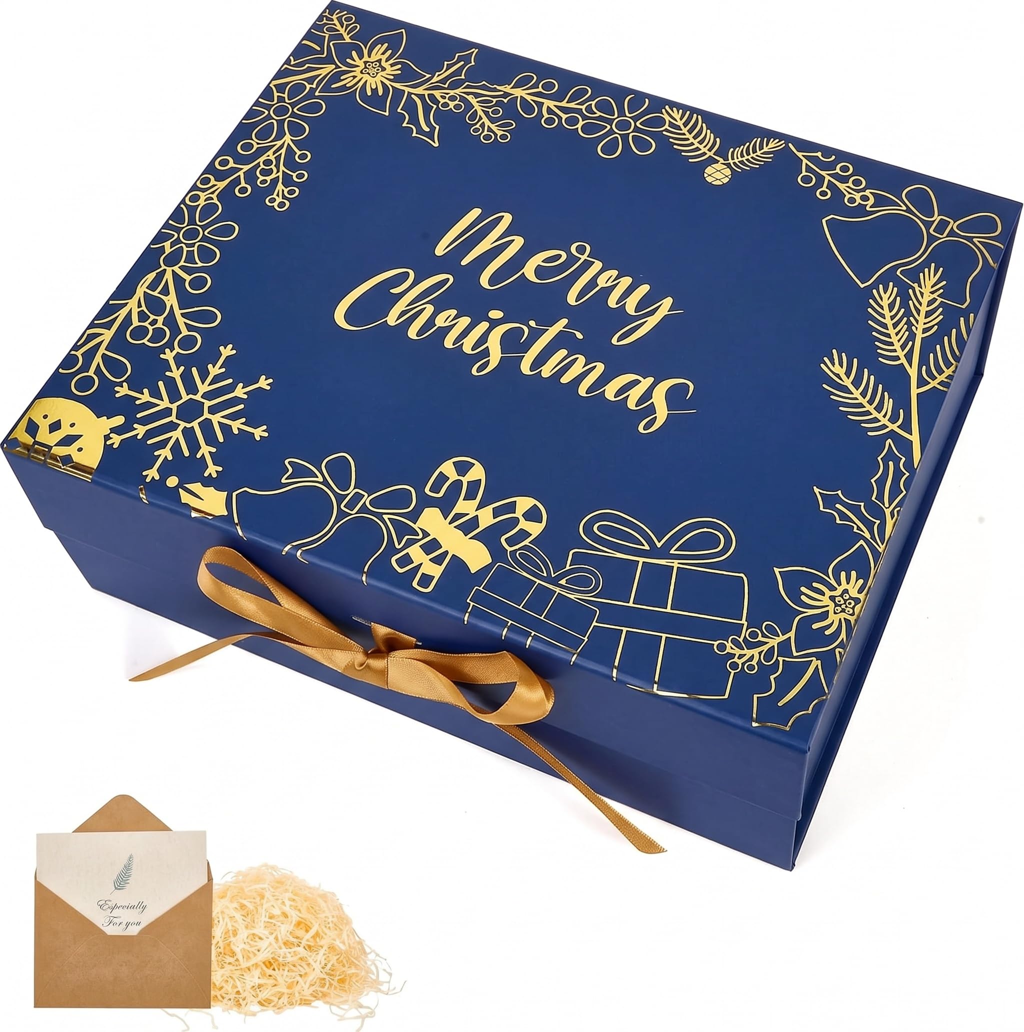 Hafuvool Large Gift Box Christmas for Presents 33X27.5X12cm