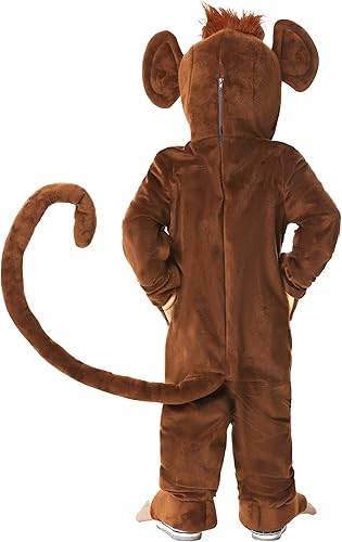 Miniatura 2 de Disfraz de mono Funky para niños pequeños, Marrón