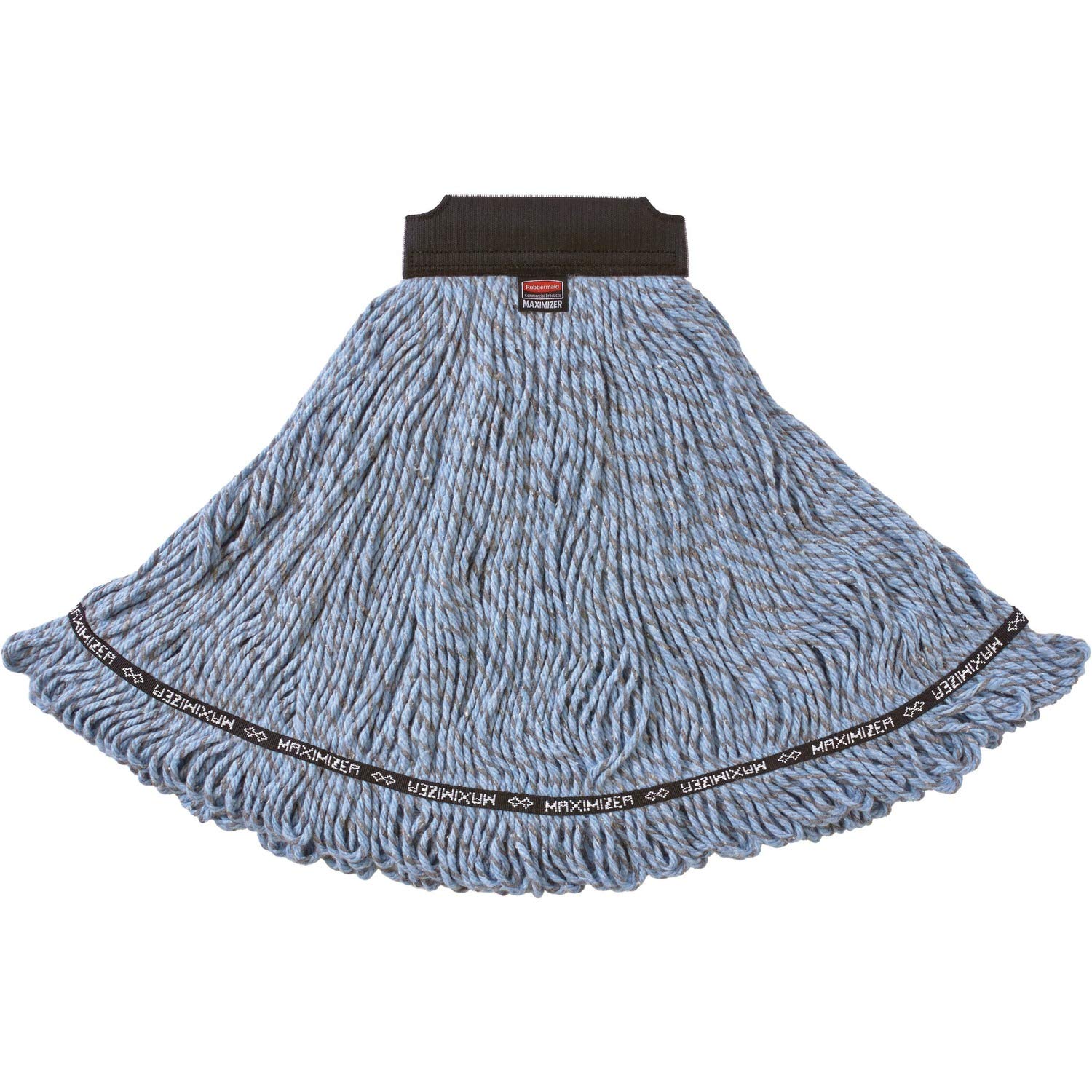Rubbermaid Commercial Maximizer Mop Head, Blend, Large, Blue (1924782)